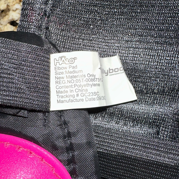 Kids Halo Jr. Protective Gear Set S/M Black Pink/Purple 4 total sets Lot Bundle - Picture 12 of 14